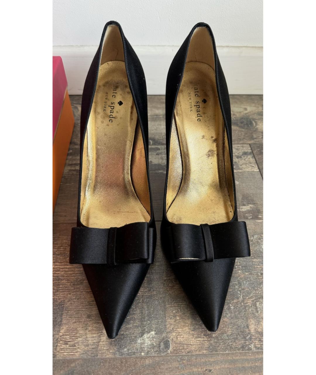 KATE SPADE Черные текстильные туфли, фото 5