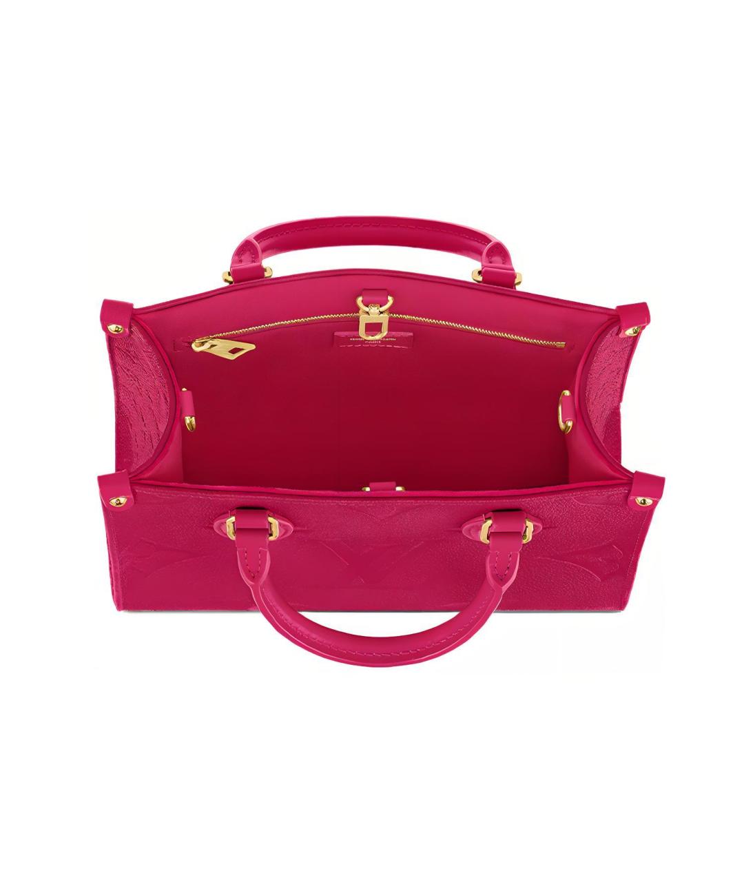 LOUIS VUITTON Фуксия сумка через плечо из канвы, фото 4