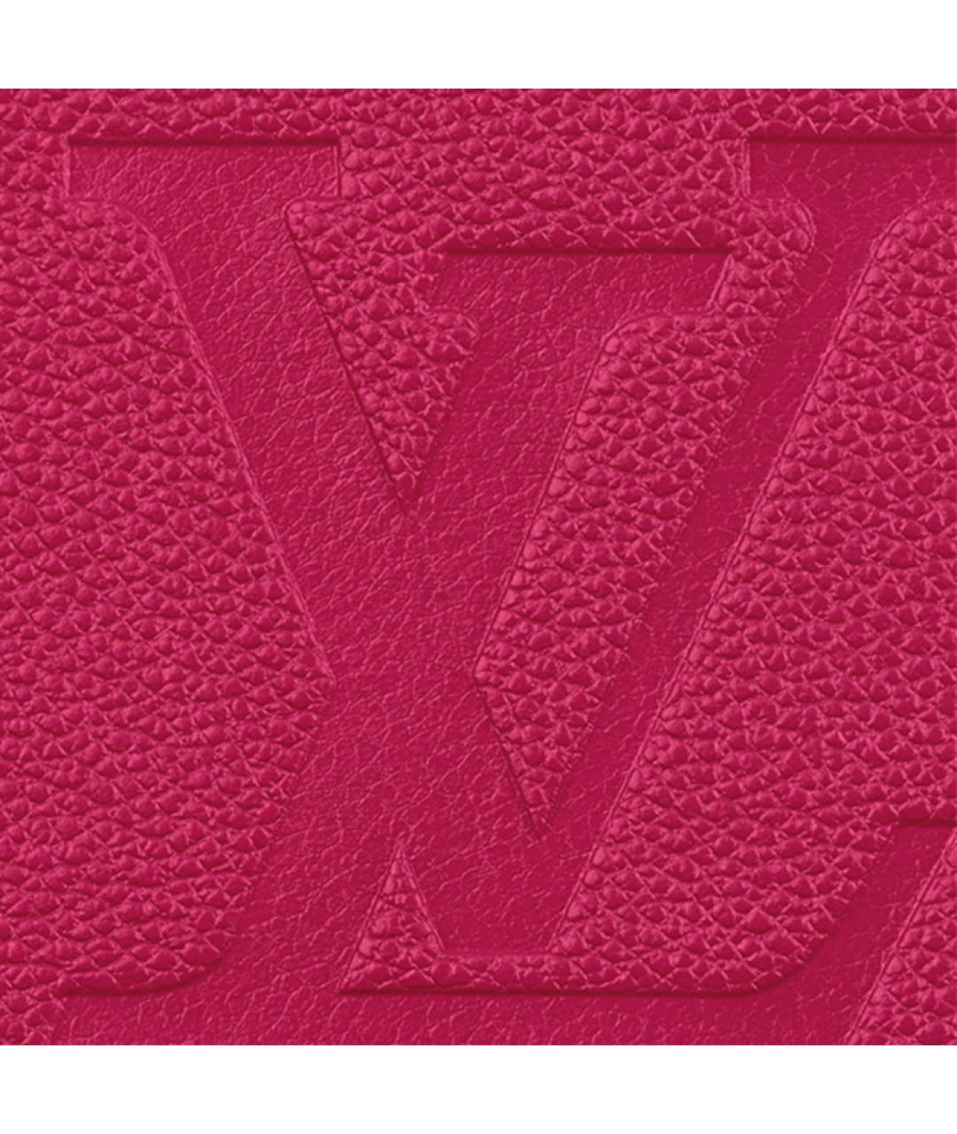 LOUIS VUITTON Фуксия сумка через плечо из канвы, фото 5
