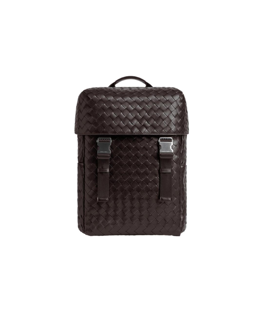 BOTTEGA VENETA Коричневый кожаный рюкзак, фото 6