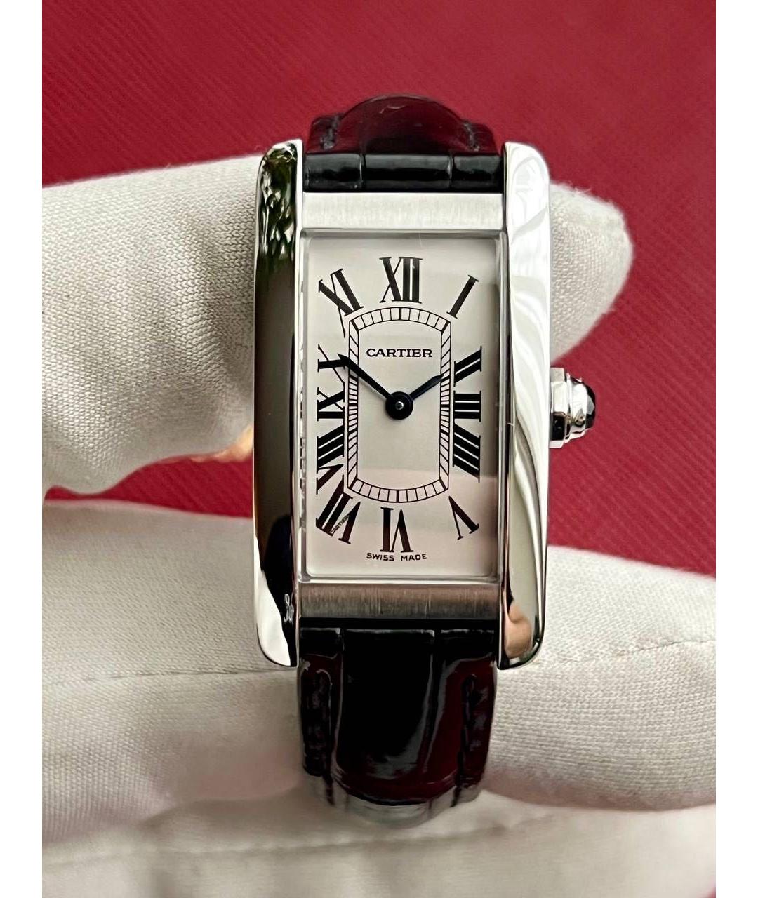 CARTIER Черные часы, фото 5