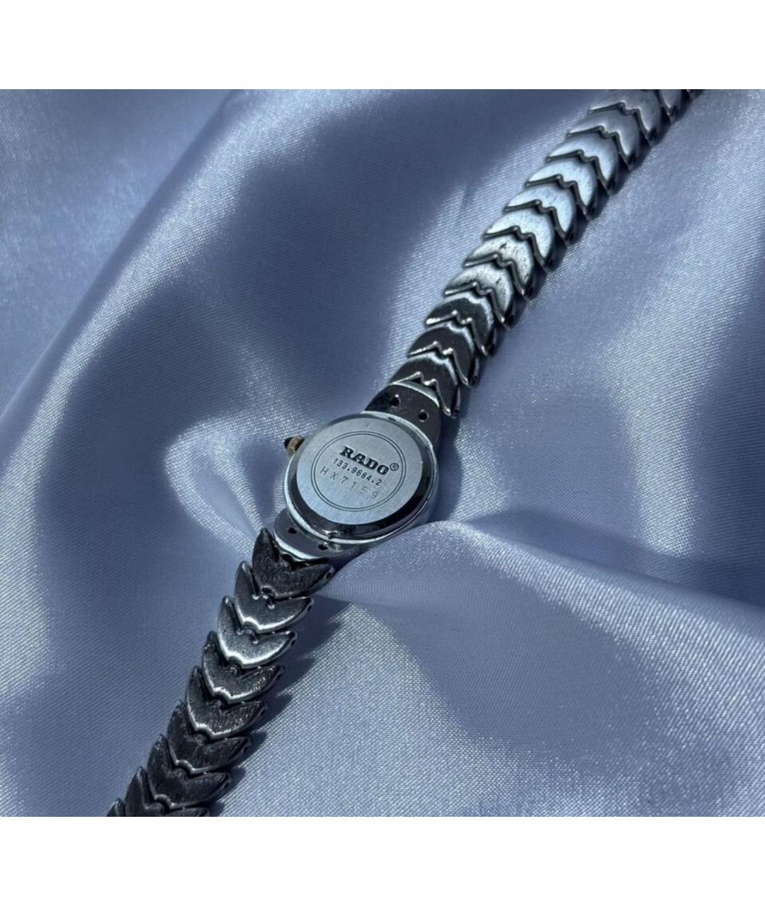 RADO Серебряные стальные часы, фото 3