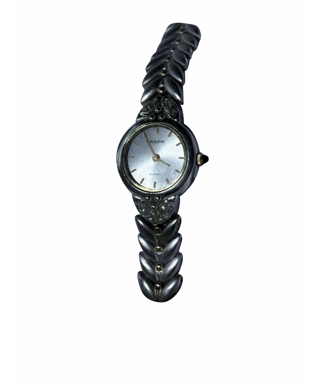 RADO Серебряные стальные часы, фото 1