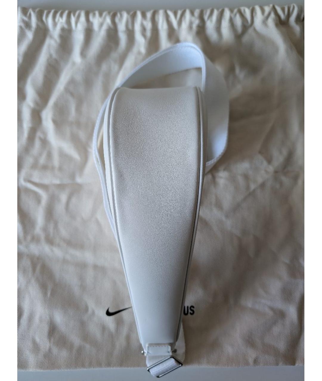 JACQUEMUS Белая кожаная сумка через плечо, фото 3