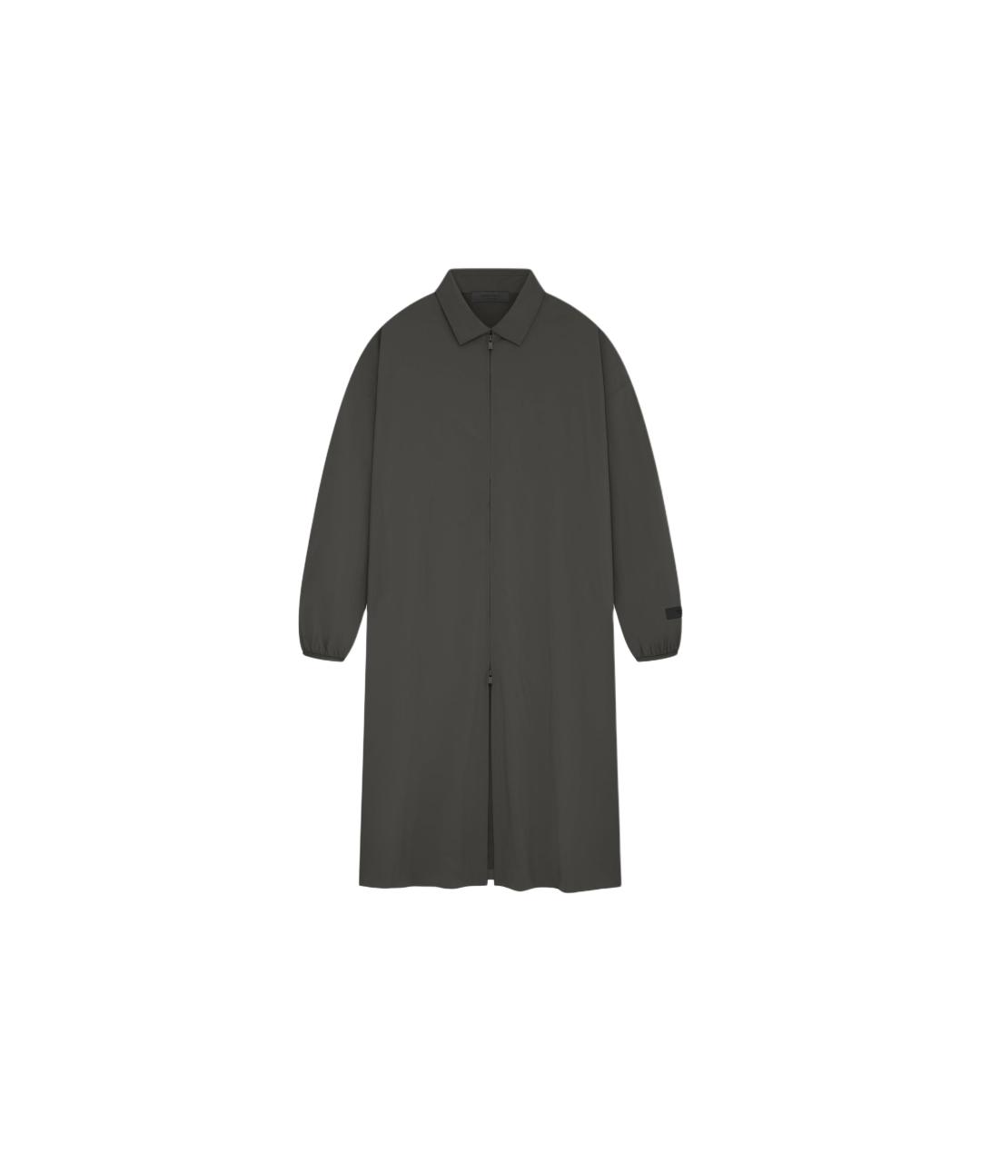 FEAR OF GOD ESSENTIALS Черный тренч / плащ, фото 4