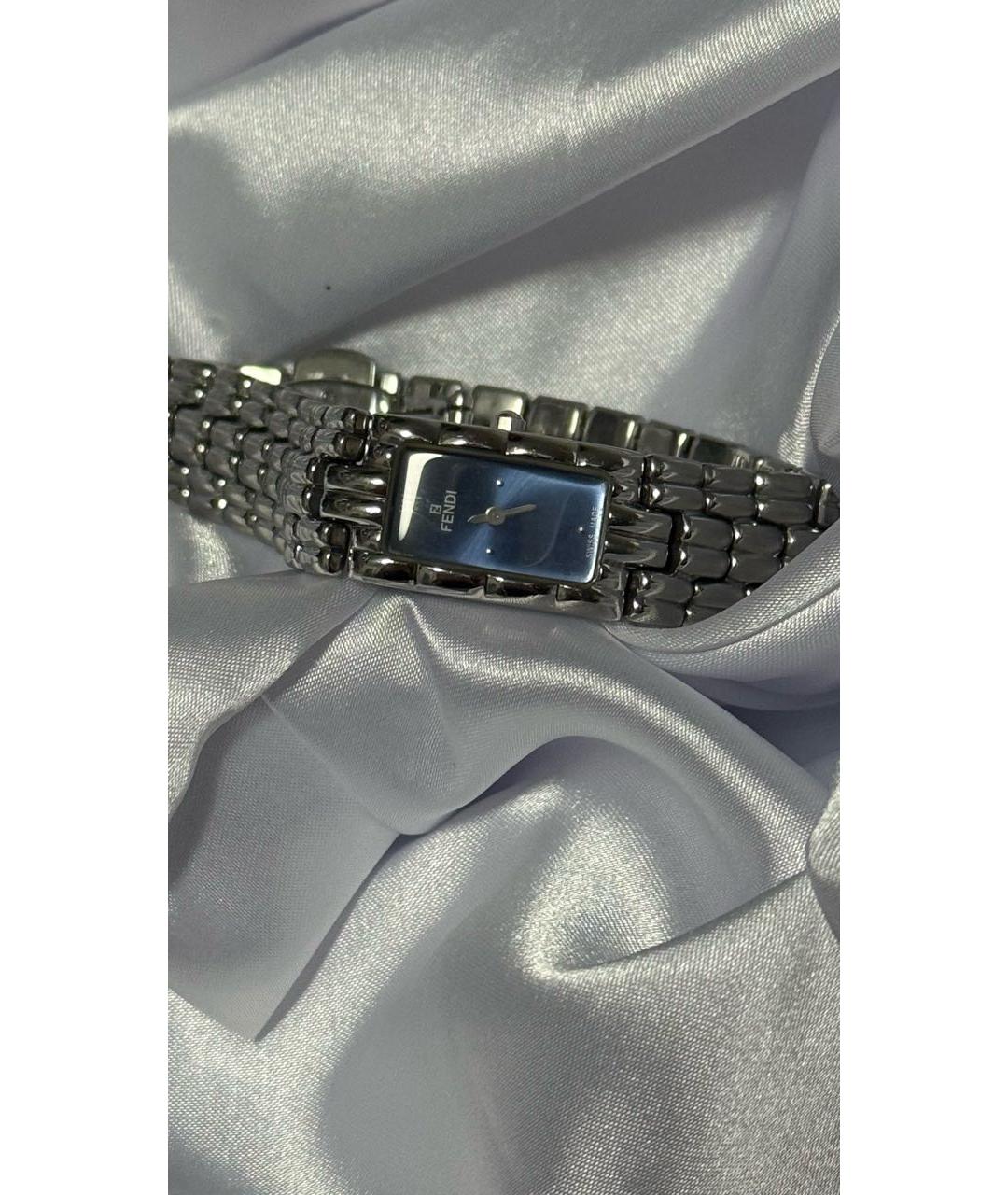 FENDI Серебряные рубиновые часы, фото 7