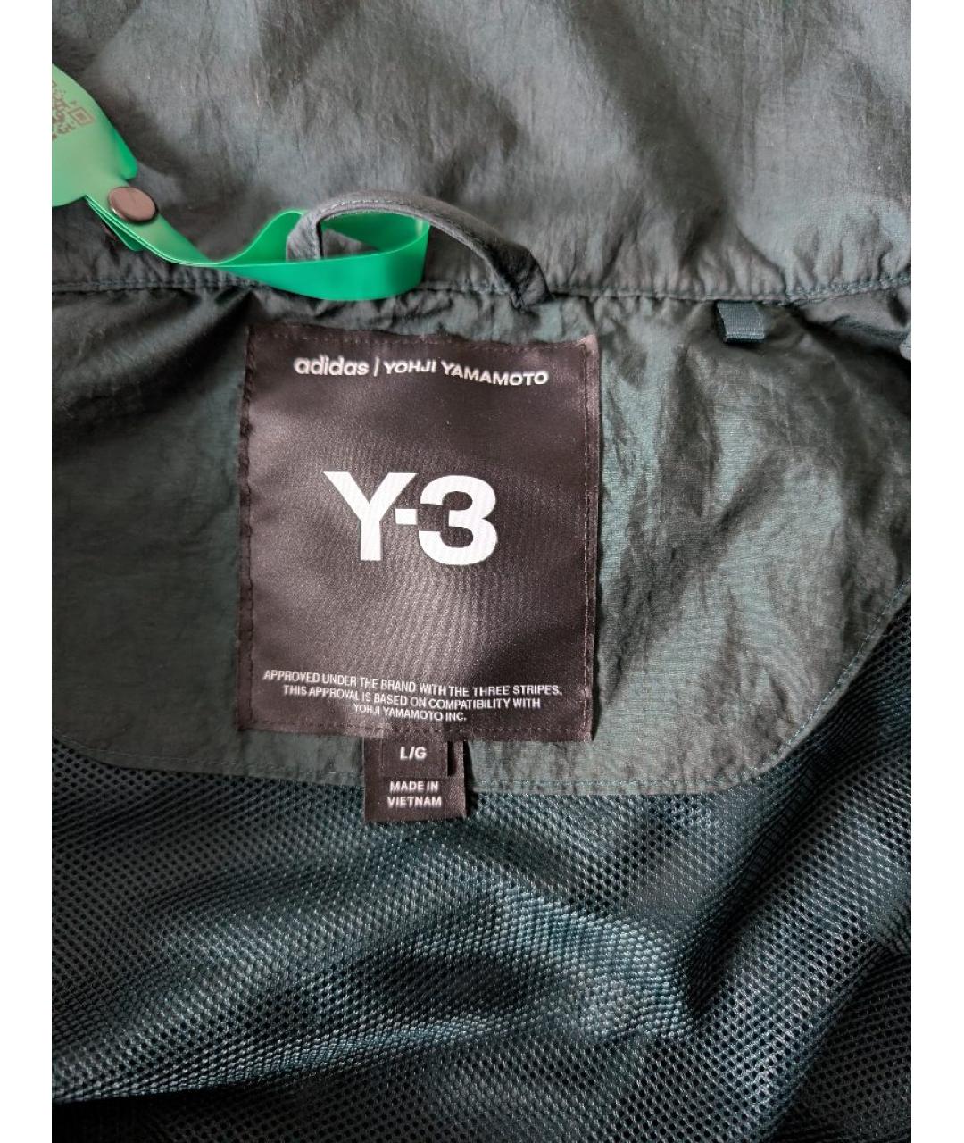 Y-3 Зеленая полиэстеровая куртка, фото 7