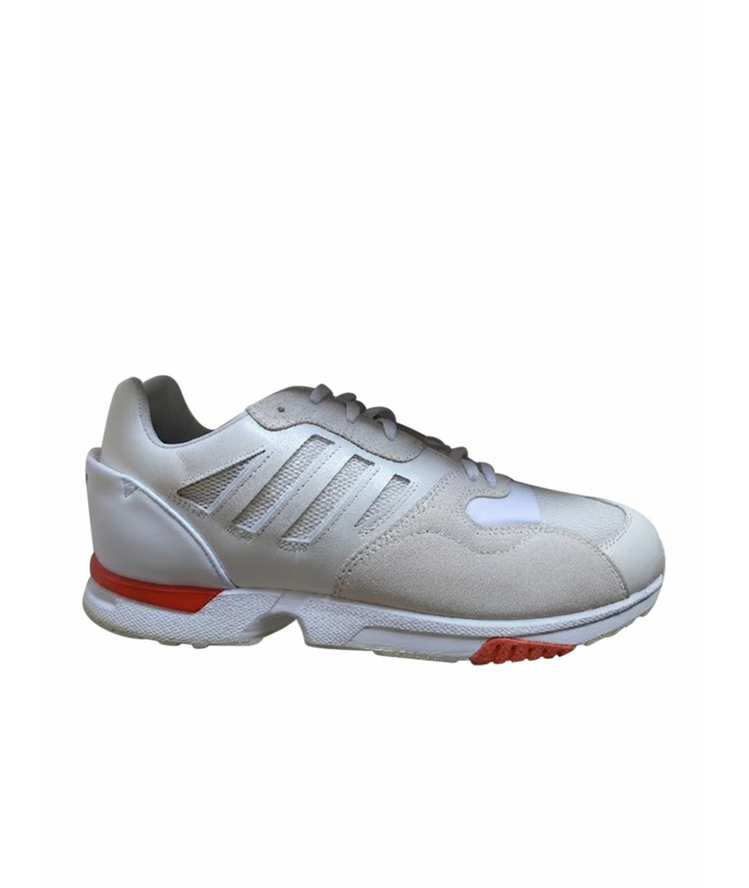 Y-3 Белые кожаные низкие кроссовки / кеды, фото 1
