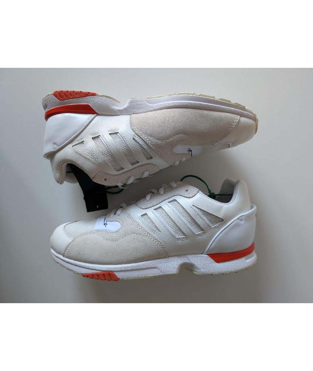 Y-3 Белые кожаные низкие кроссовки / кеды, фото 10