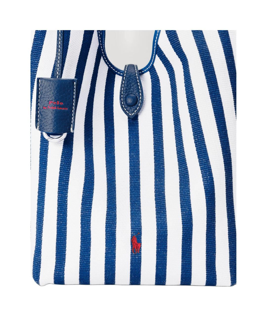 POLO RALPH LAUREN Синяя сумка через плечо, фото 5