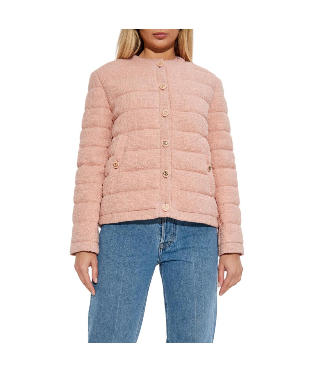 GUCCI Розовый пуховик, фото 3