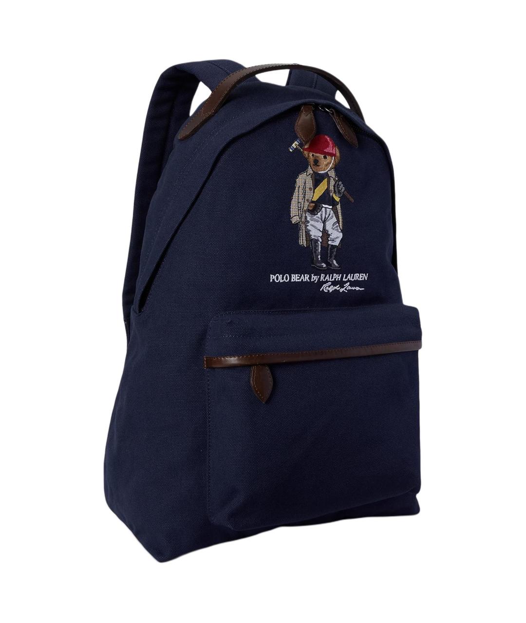 POLO RALPH LAUREN Темно-синий хлопковый рюкзак, фото 2