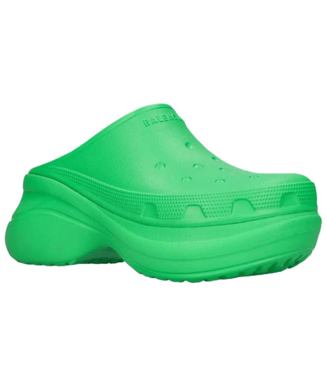 BALENCIAGA Зеленые сабо, фото 3