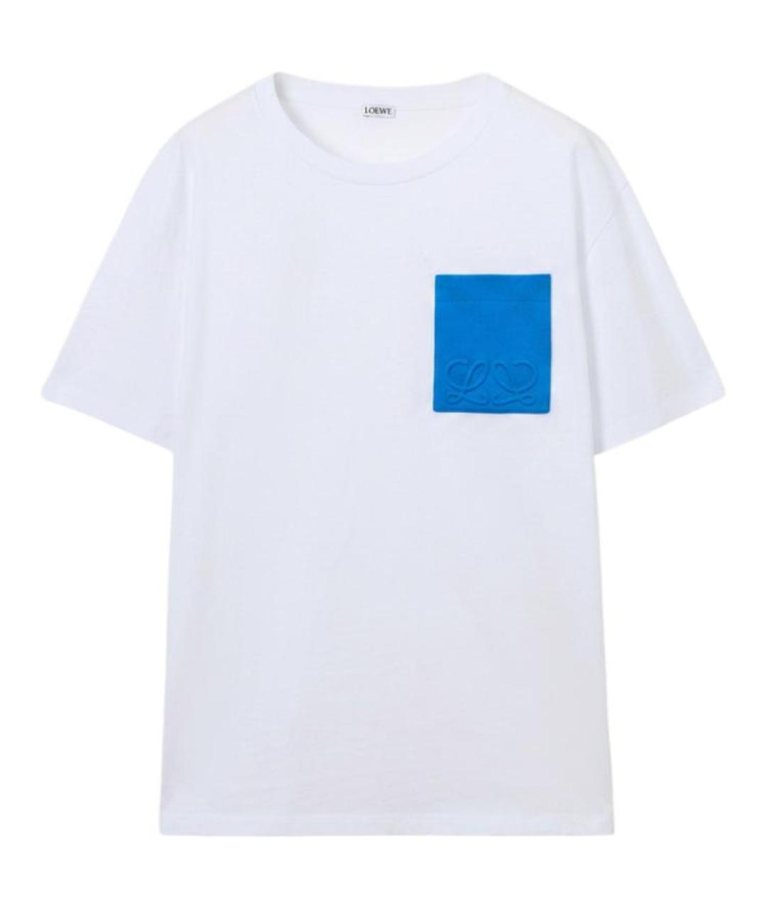 LOEWE Белая футболка, фото 1