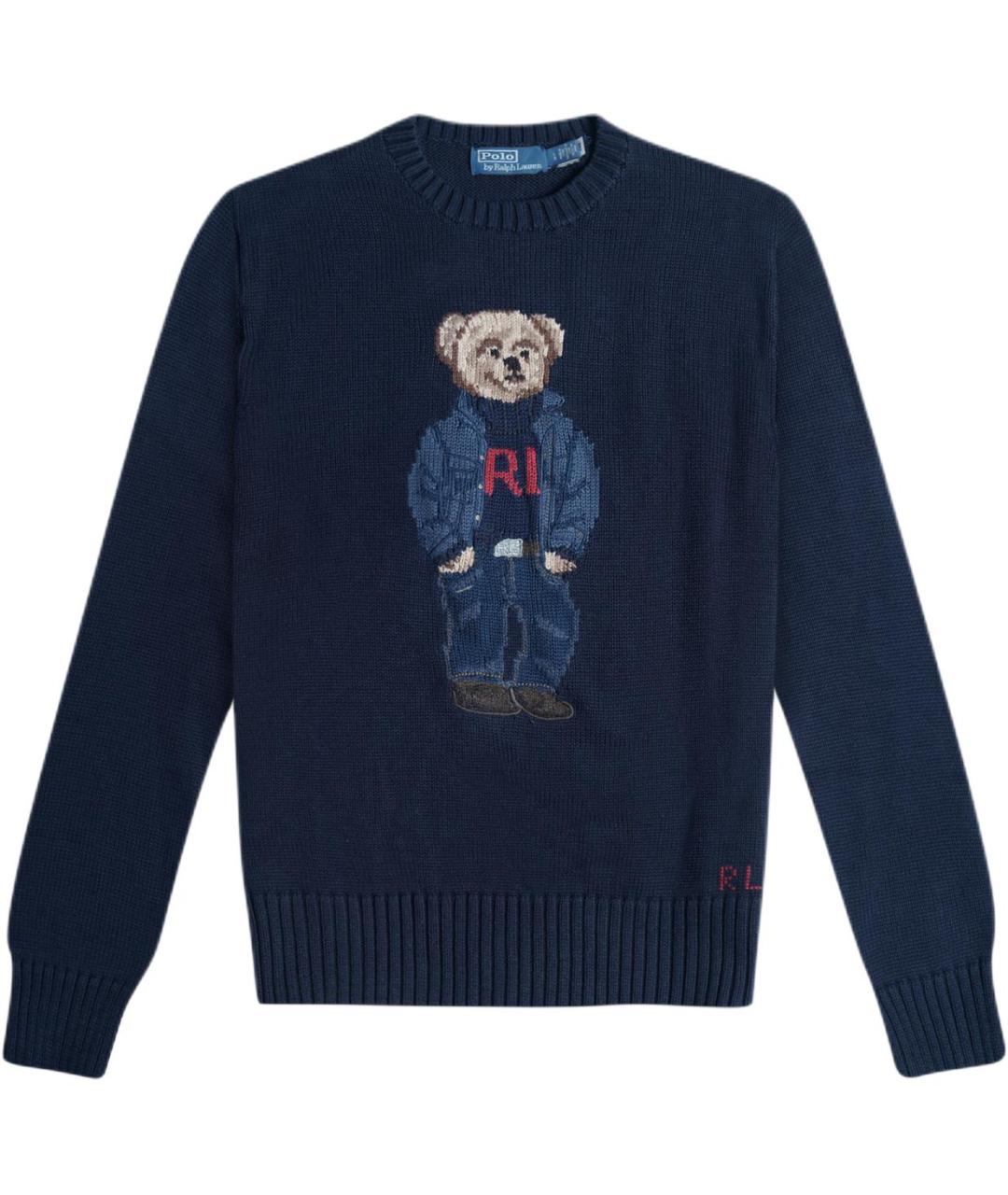 POLO RALPH LAUREN Темно-синий джемпер / свитер, фото 1