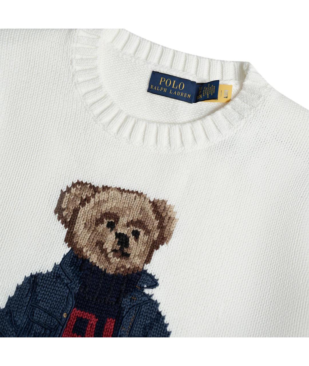 POLO RALPH LAUREN Белый джемпер / свитер, фото 3