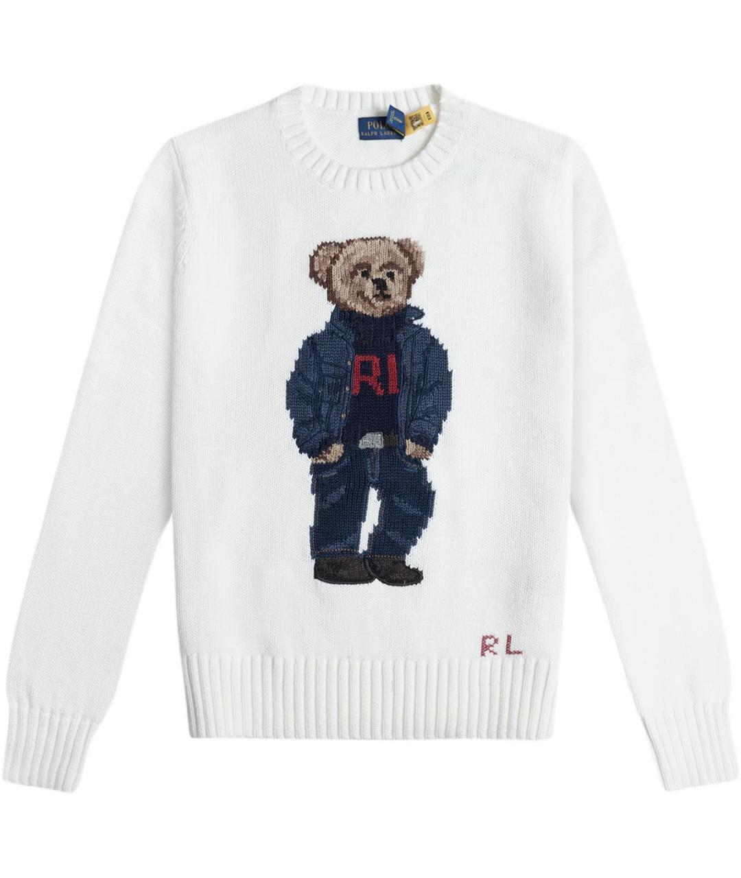 POLO RALPH LAUREN Белый джемпер / свитер, фото 1