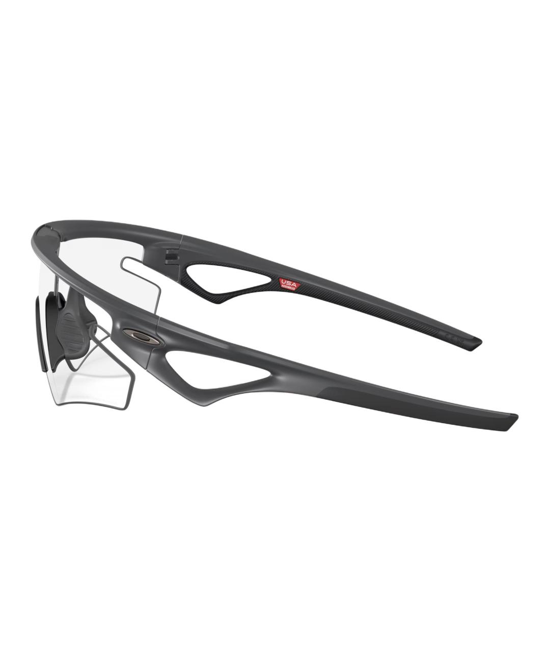OAKLEY Черные пластиковые солнцезащитные очки, фото 3