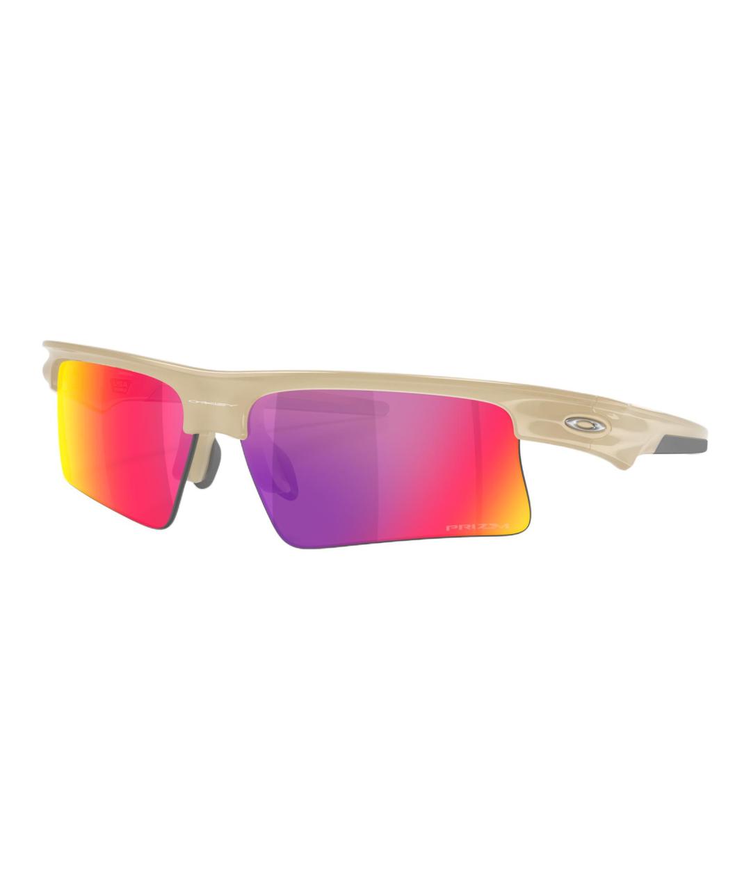OAKLEY Бежевые пластиковые солнцезащитные очки, фото 1