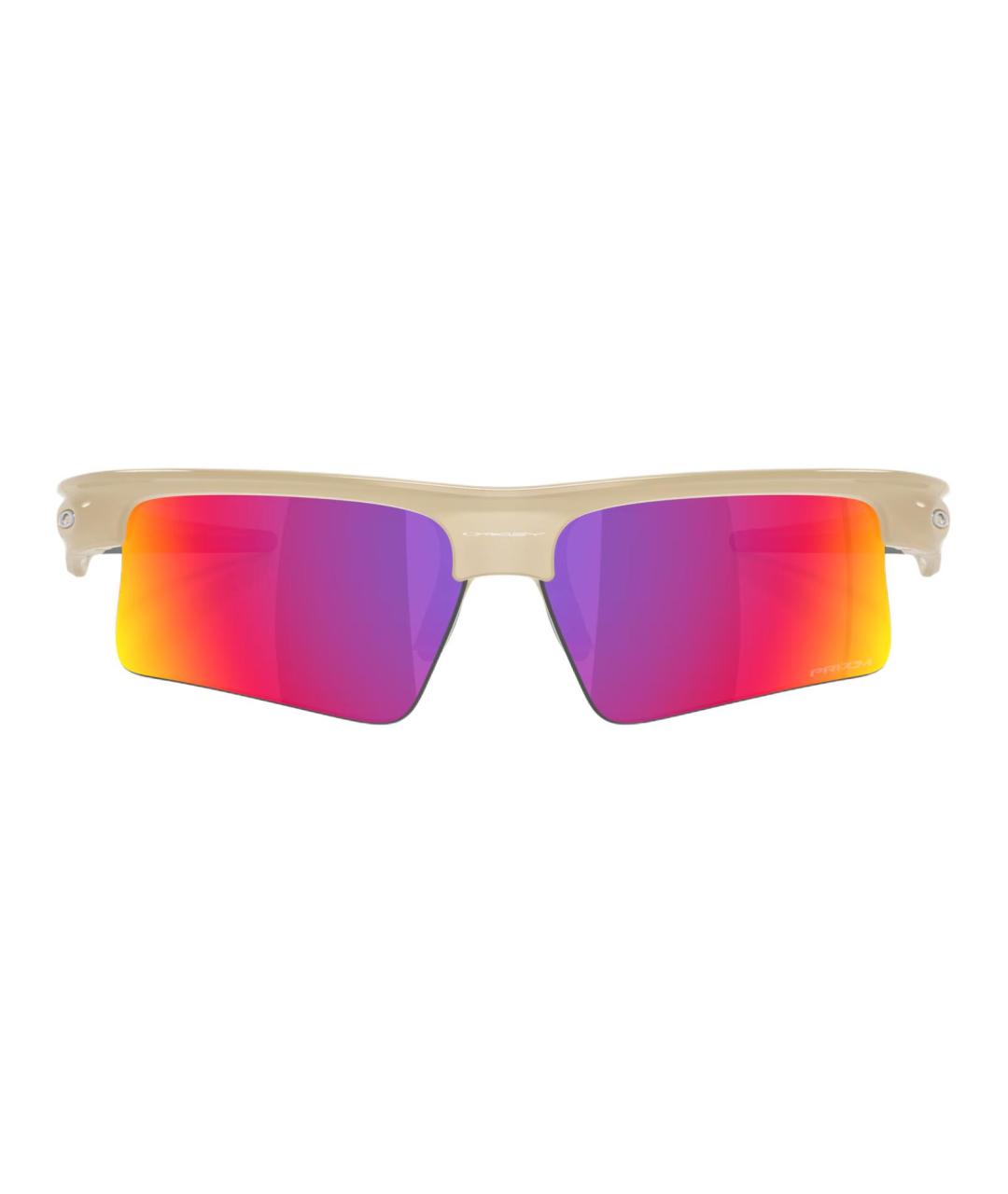 OAKLEY Бежевые пластиковые солнцезащитные очки, фото 2