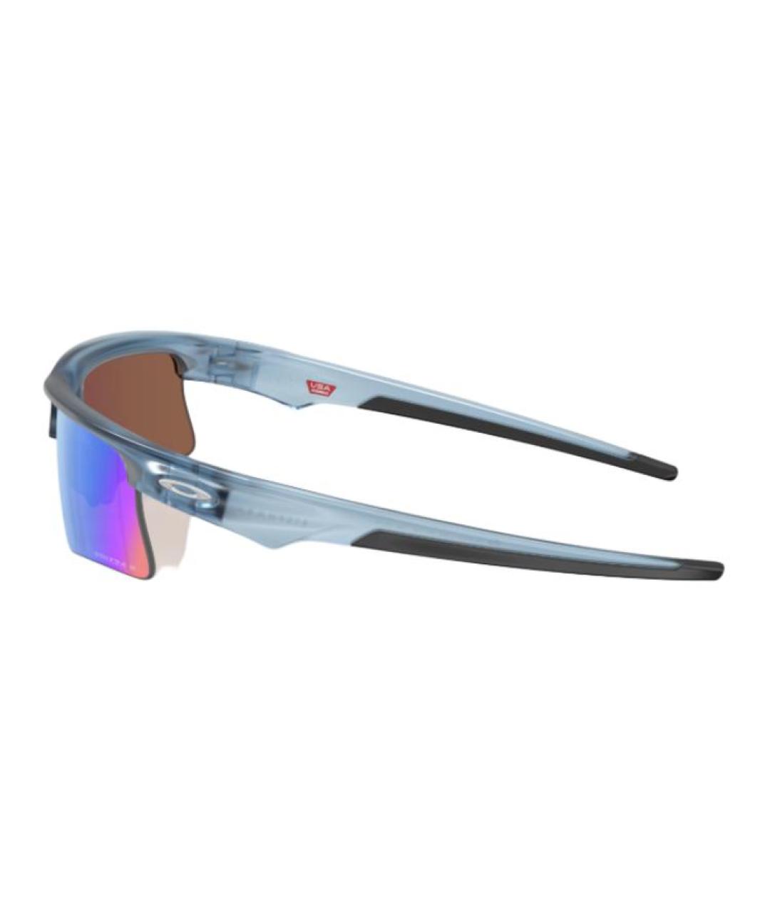 OAKLEY Голубые пластиковые солнцезащитные очки, фото 3
