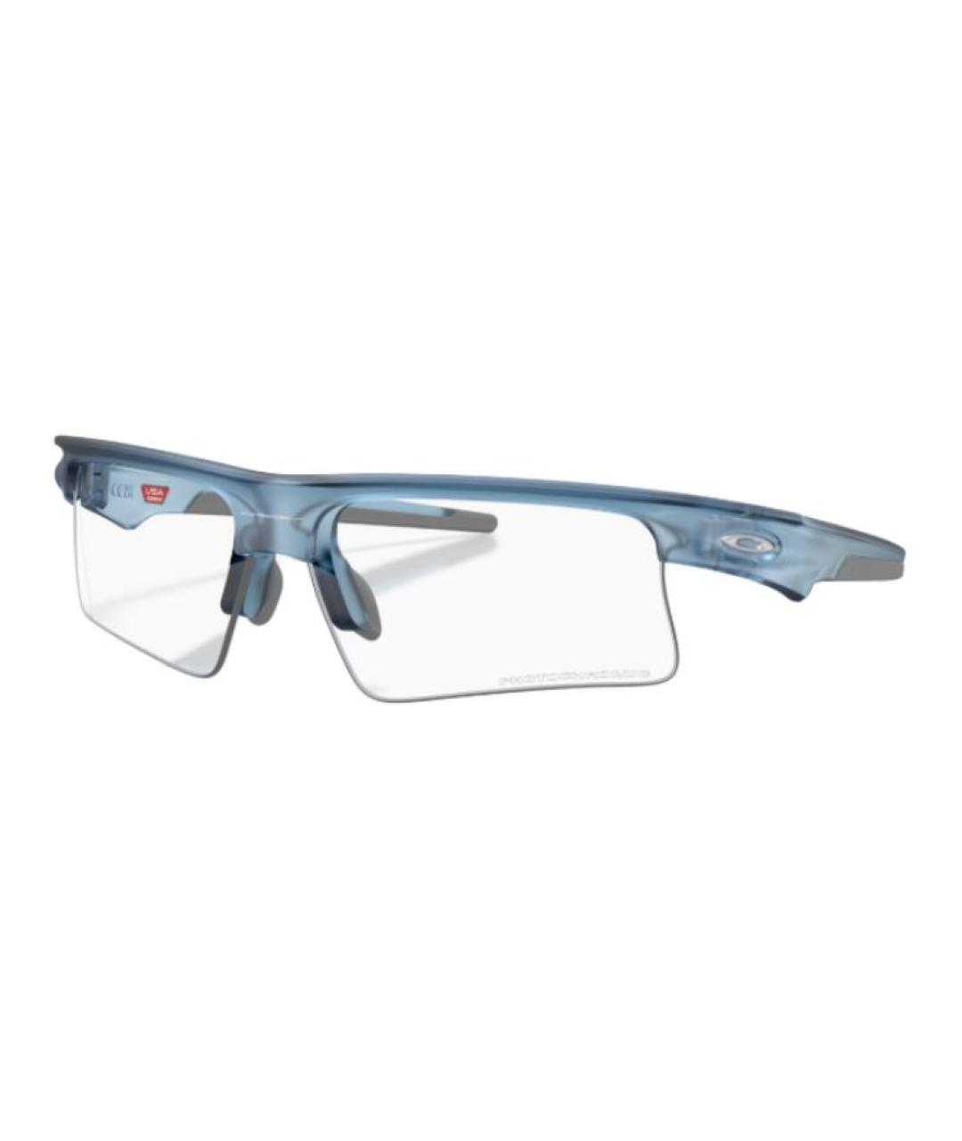 OAKLEY Синие пластиковые солнцезащитные очки, фото 1
