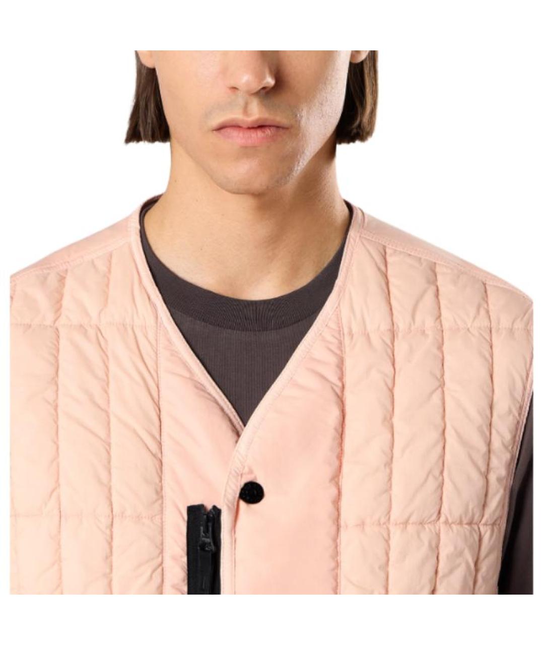 STONE ISLAND Розовый жилет, фото 3