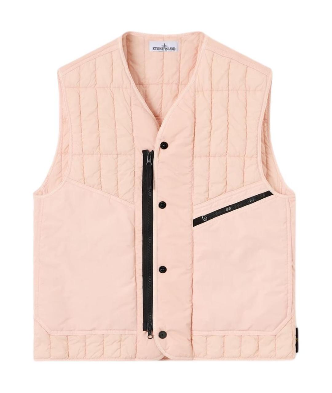 STONE ISLAND Розовый жилет, фото 1