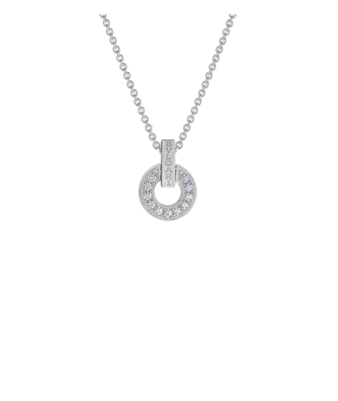 BVLGARI Серебряная подвеска из белого золота, фото 1