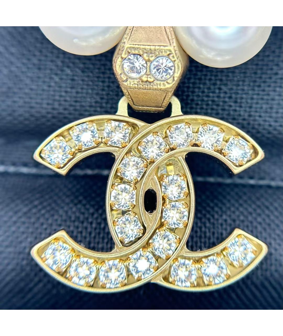 CHANEL Белое жемчужное колье, фото 5