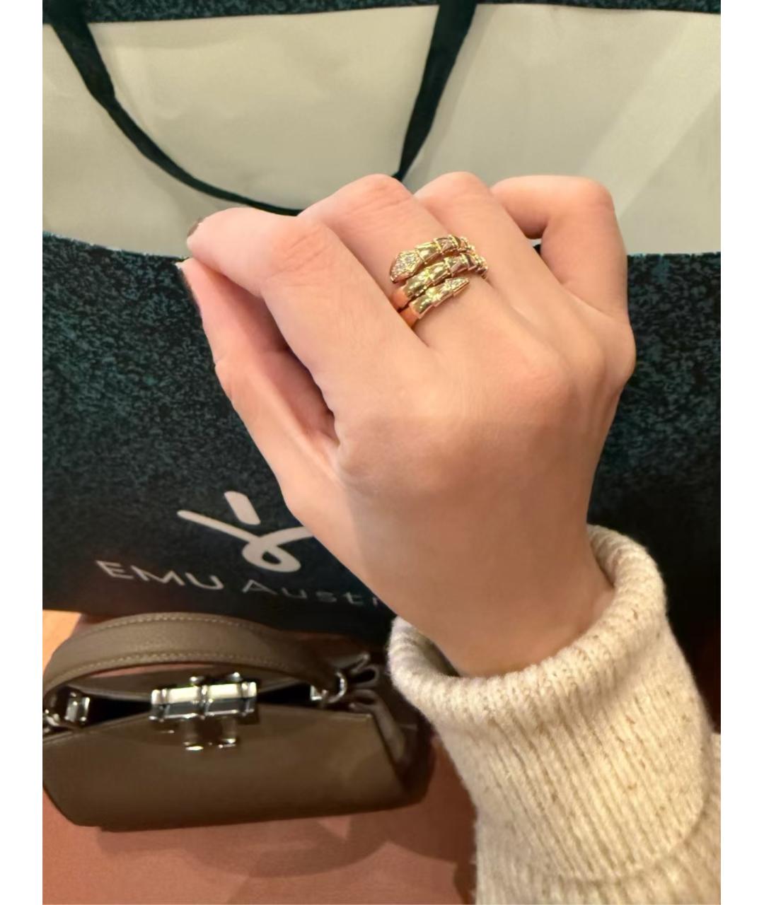 BVLGARI Золотое кольцо из розового золота, фото 4