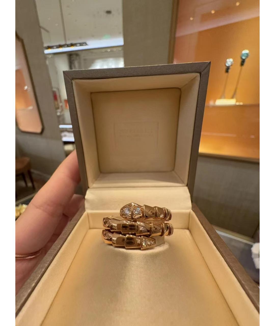 BVLGARI Золотое кольцо из розового золота, фото 3