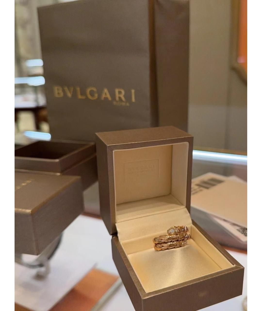 BVLGARI Золотое кольцо из розового золота, фото 2