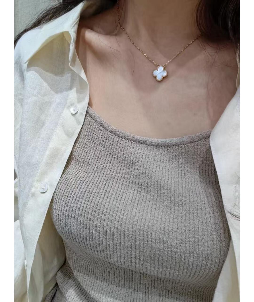 VAN CLEEF & ARPELS Серебряная подвеска из белого золота, фото 5