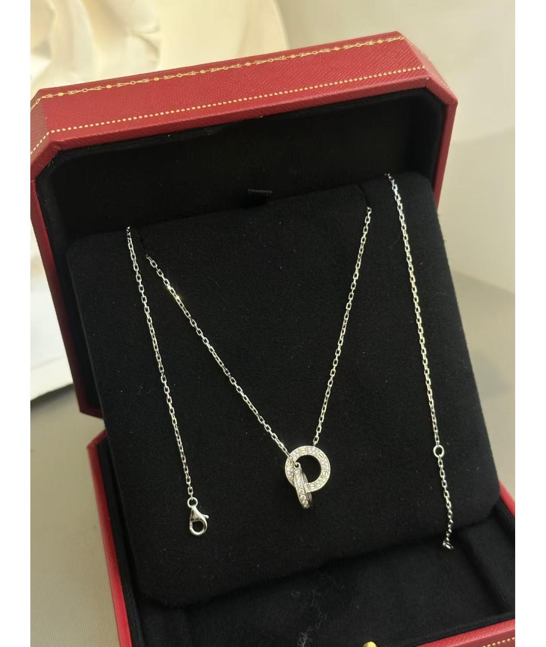 CARTIER Серебряная подвеска из белого золота, фото 5