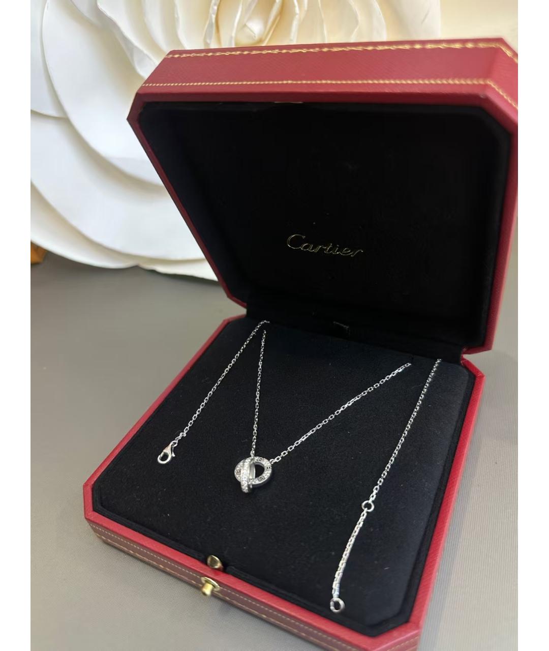 CARTIER Серебряная подвеска из белого золота, фото 4