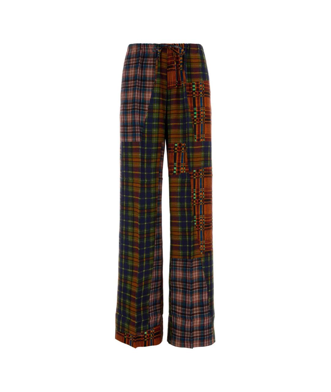 DRIES VAN NOTEN Мульти прямые брюки, фото 1
