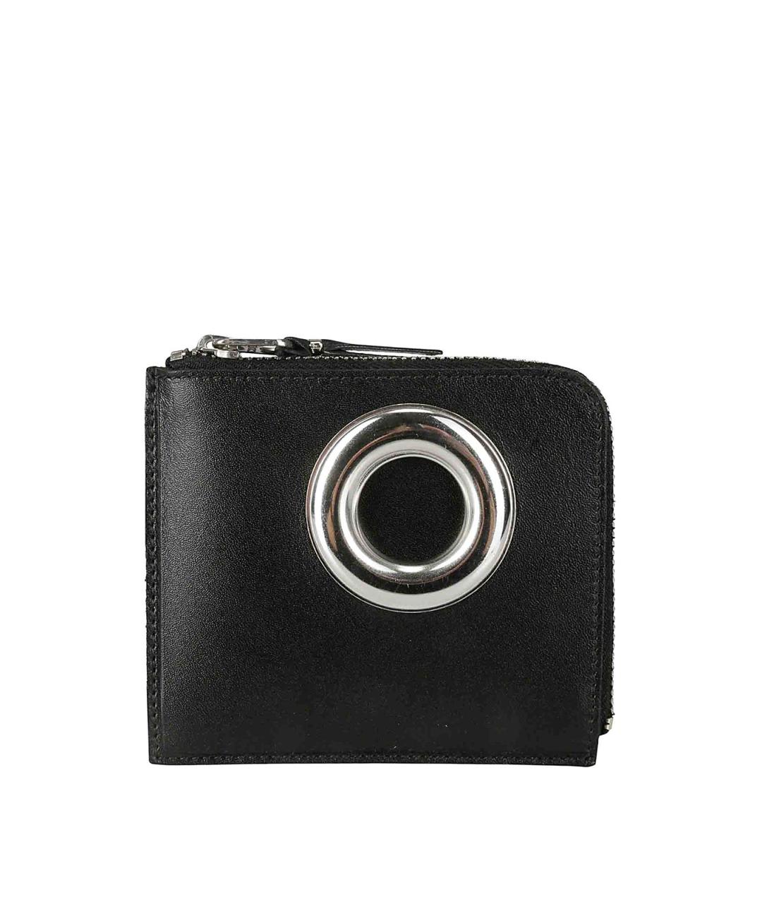 COMME DES GARÇONS WALLET Черный кожаный кошелек, фото 1