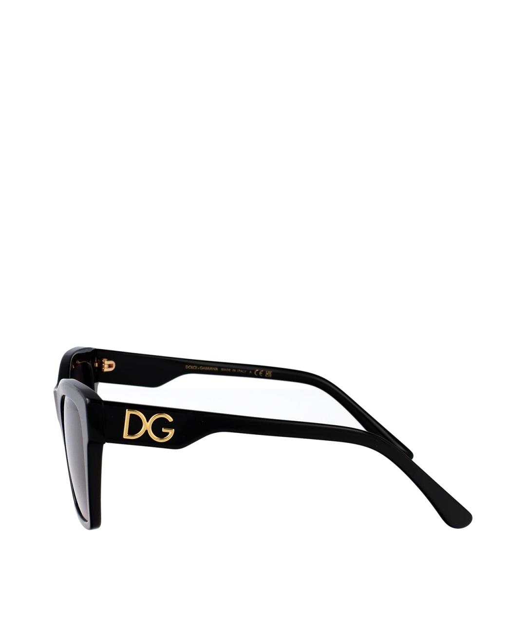 DOLCE&GABBANA Черные солнцезащитные очки, фото 3
