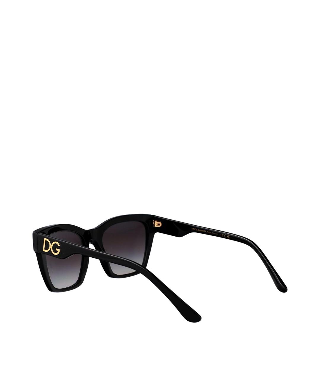 DOLCE&GABBANA Черные солнцезащитные очки, фото 4