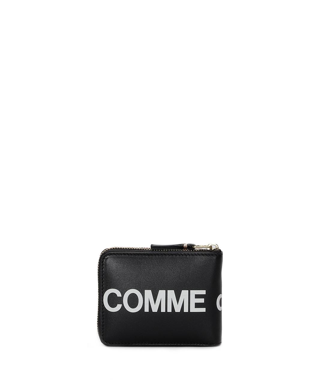 COMME DES GARÇONS WALLET Черный кожаный кошелек, фото 2