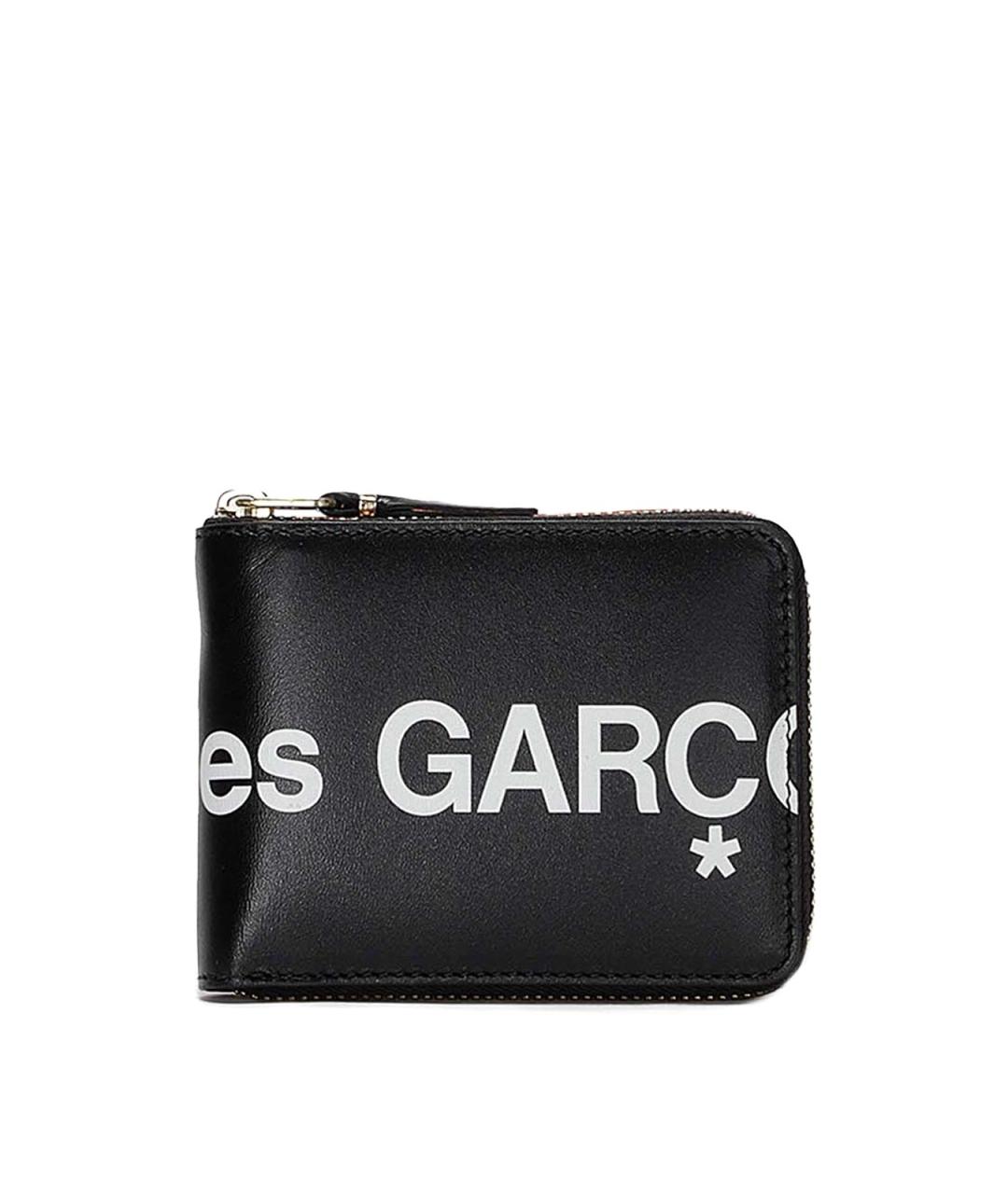 COMME DES GARÇONS WALLET Черный кожаный кошелек, фото 1