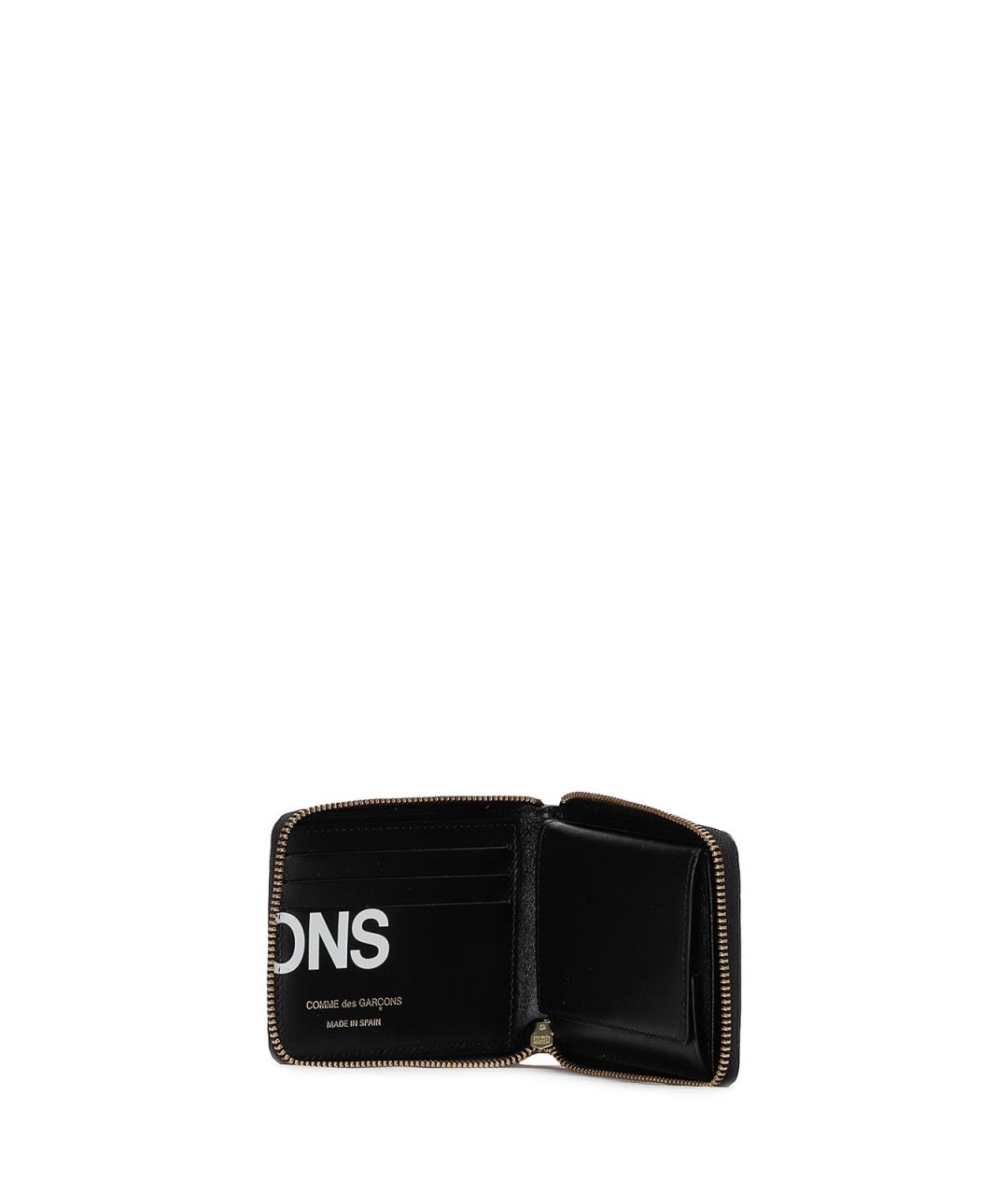 COMME DES GARÇONS WALLET Черный кожаный кошелек, фото 3