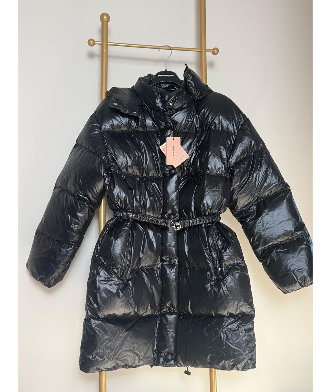 MIU MIU Черный пуховик, фото 8