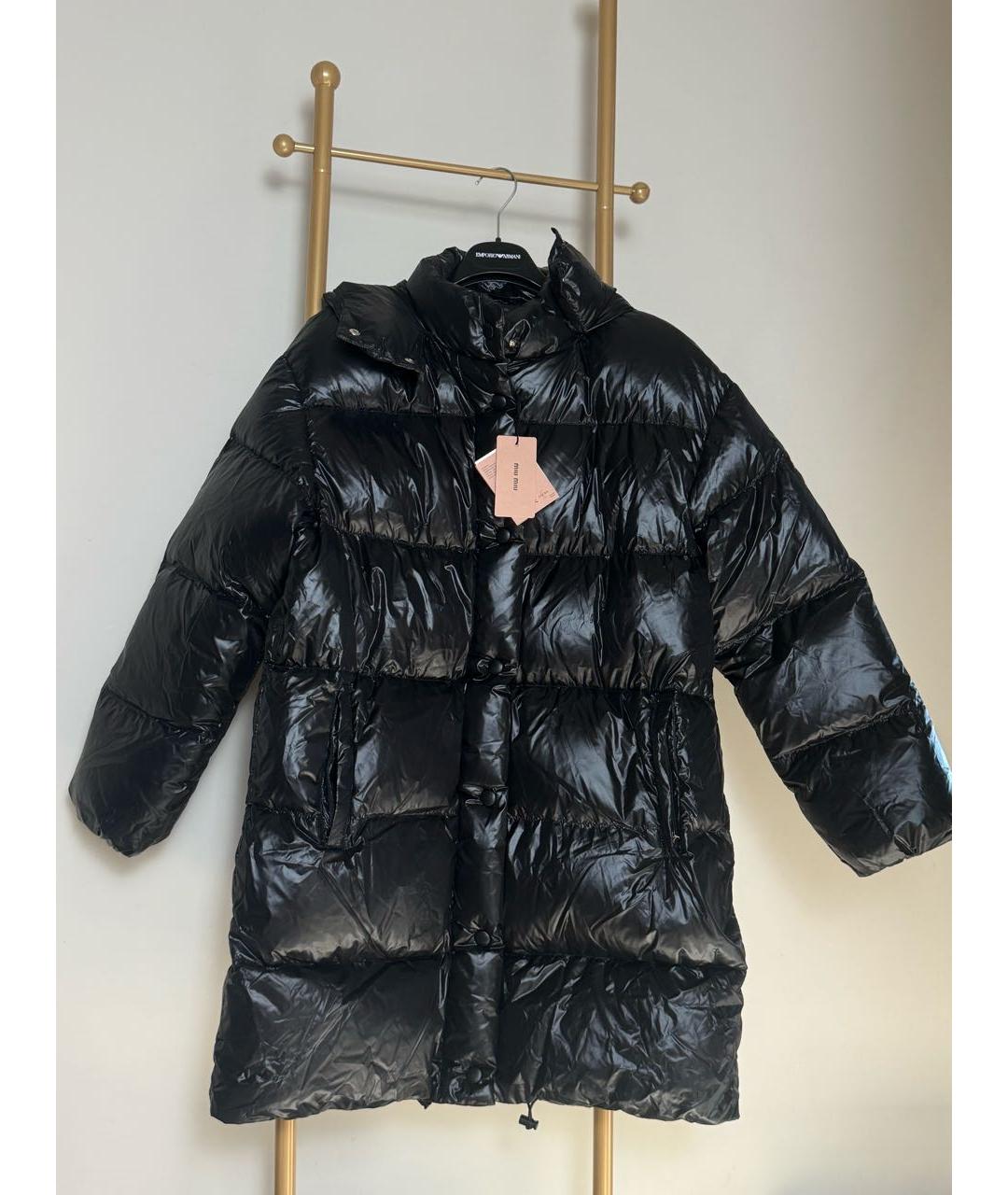 MIU MIU Черный пуховик, фото 3