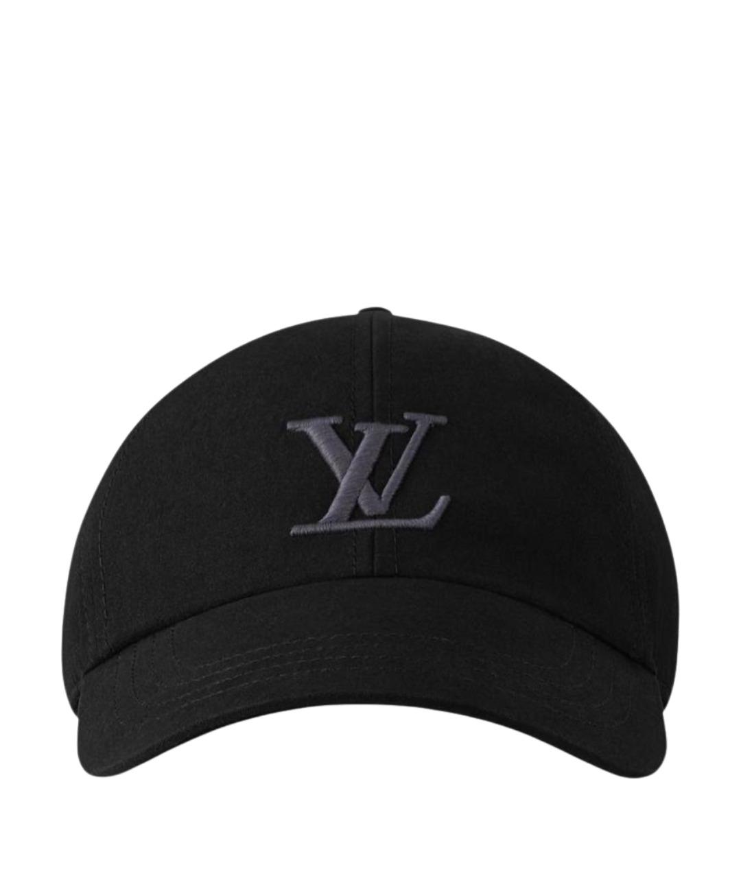 LOUIS VUITTON Черная хлопковая кепка/бейсболка, фото 1