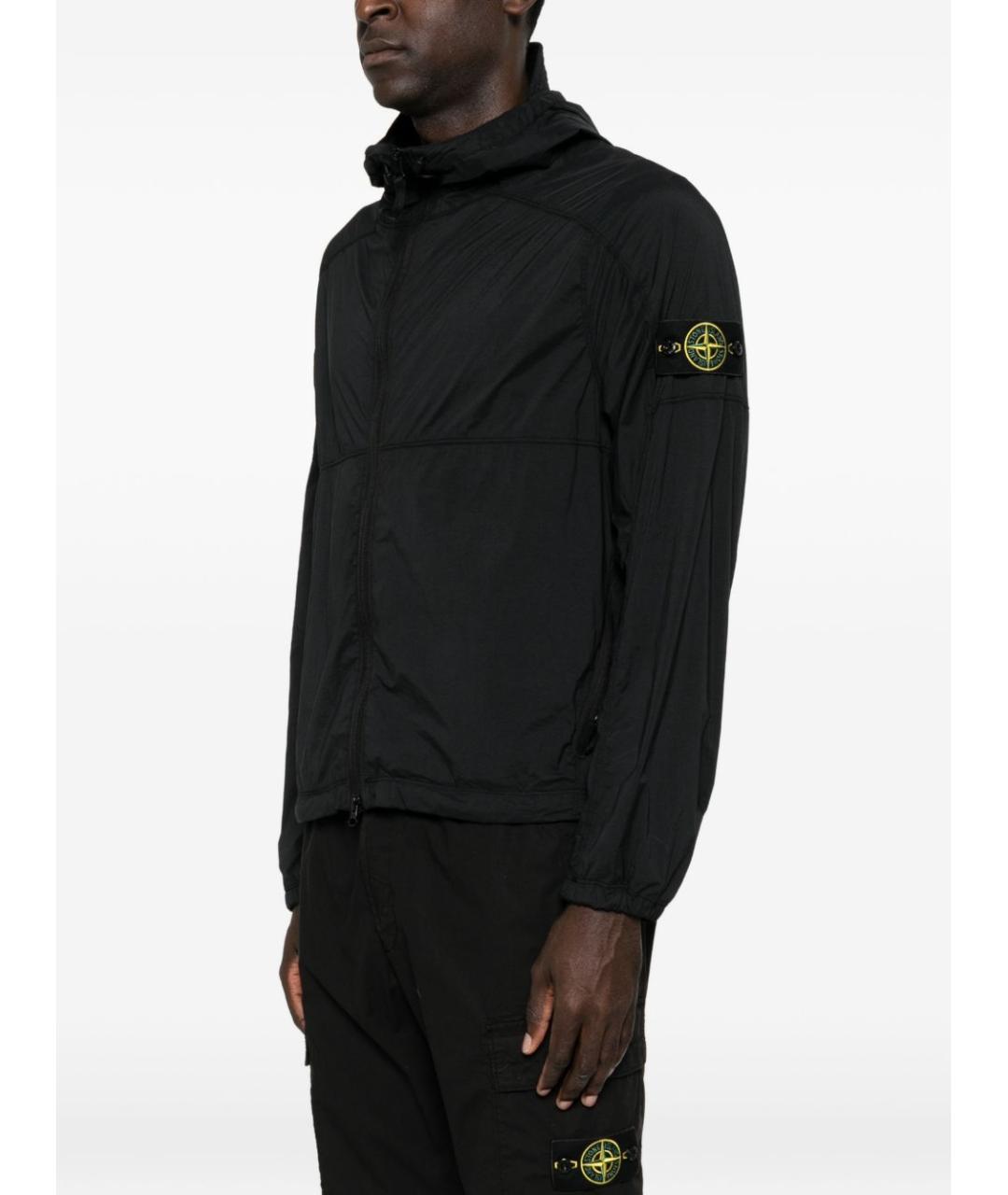 STONE ISLAND Черная куртка, фото 2