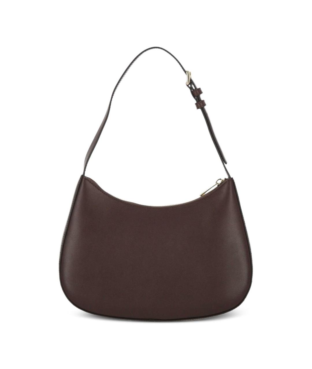 FURLA Коричневая кожаная сумка через плечо, фото 3
