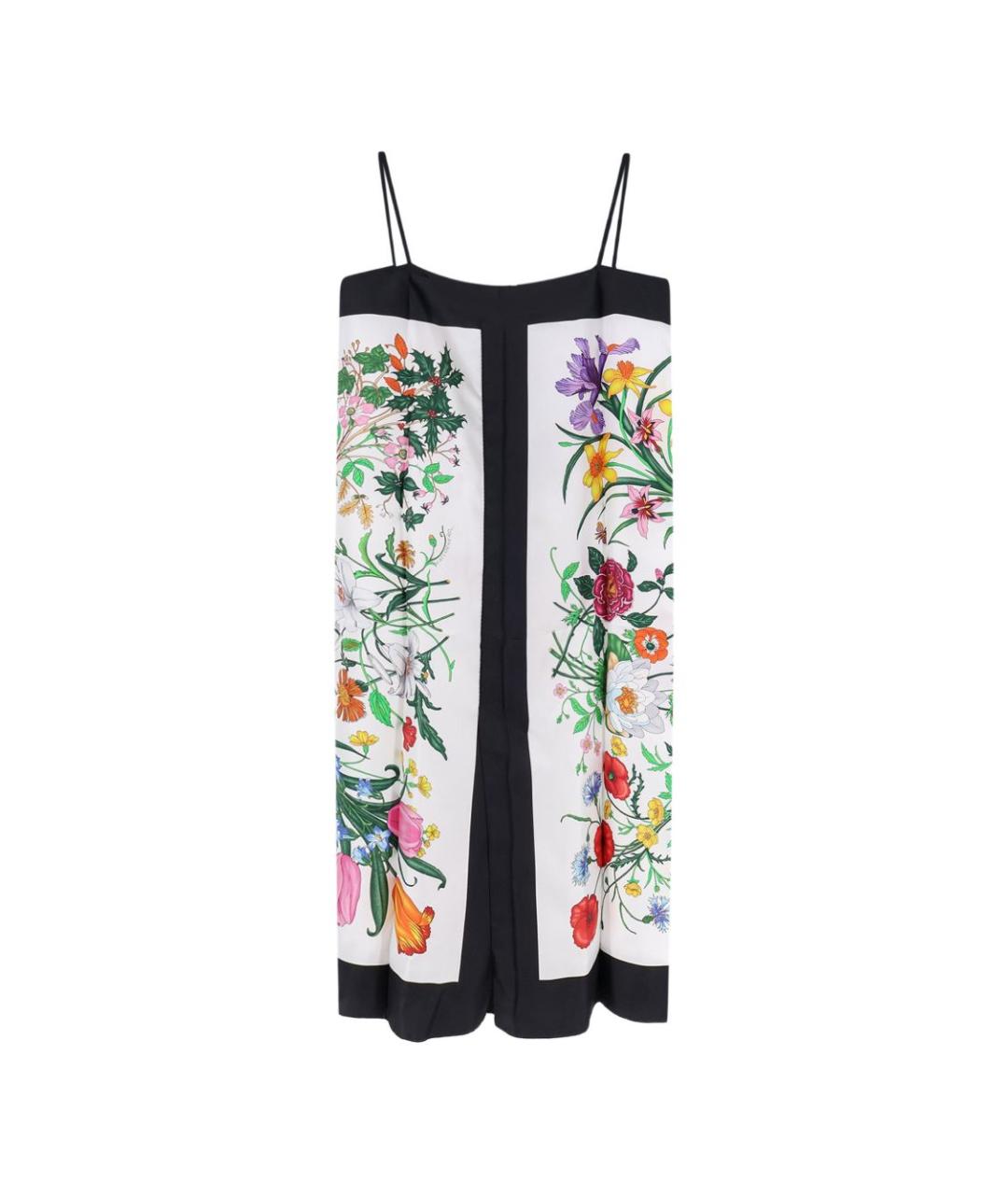 GUCCI Мульти шелковое повседневное платье, фото 2