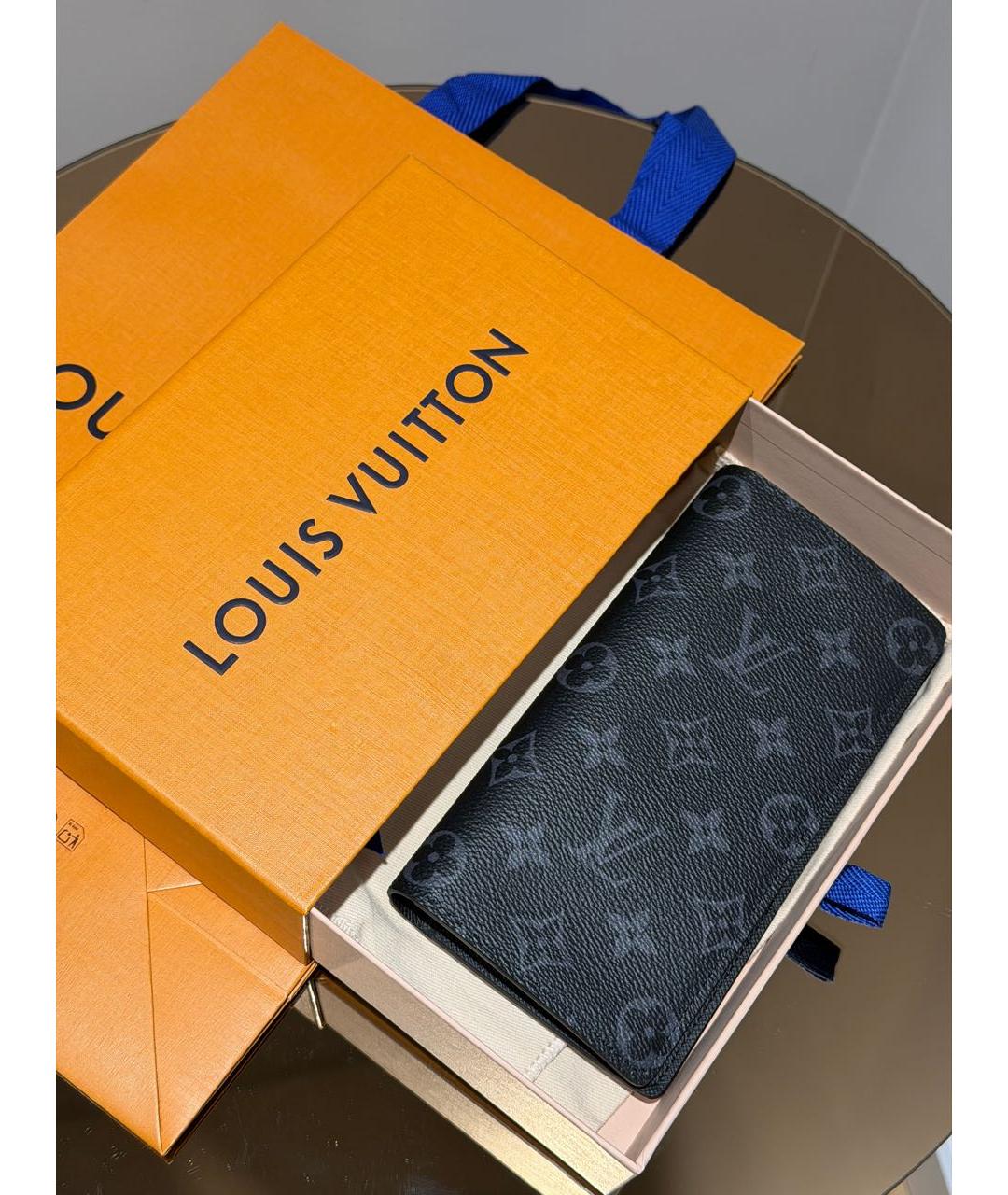 LOUIS VUITTON Черный кошелек, фото 3
